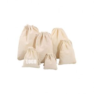 OEM/ODM Jewelry Clothes Shoes <b>Drawstring</b> Pouch Dust <b>Bag</b> <b>Small</b> Muslin Canvas <b>Drawstring</b> <b>Bags</b> - Product Image 2