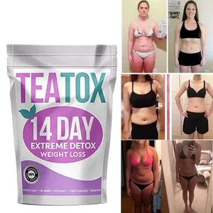 Wholesale Detox Flat Tummy Tea Natural Colon Clean Teatox 28 Days Detox Slimming Teabags For Cleanse Fat Burn