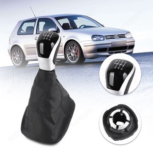 Pomo de Palanca de Cambios Universal de Cuero, 6 Velocidades, Diseño Ergonómico con Línea Negra, CLH711Z0394 - Product Image 3