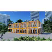 Conception moderne, belle et économique bâtiments modulaires préfabriqués école maisons en conteneur personnalisées lycée technique