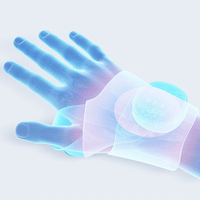 Ceinture de massage électrique portable pour le poignet avec fonctions de contrôle de la chaleur et de la minuterie pour soulager la douleur à la main, prévenir les blessures, batterie 800 mAh