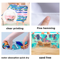 Serviette de plage turque pour adultes de haute qualité, séchage rapide, respirante, en microfibre, double face, personnalisable, écologique, sans sable