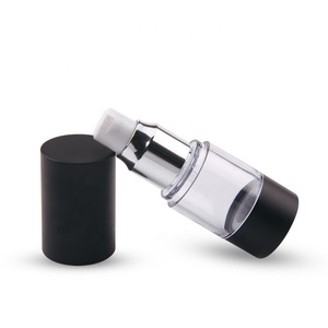 Bouteille de pompe sans air cosmétique vide de 30ml bouteille de lotion sans air noire, garrafa Com <span class=keywords><strong>Bomba</strong></span> Sem Ar, bouteille de pompe sans air 100 ml noir - Product Image 6