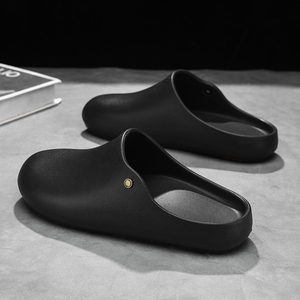 Beige EVA Open Toe <b>Slides</b> With Metal Decoration Anti-Slippery Indoor Slippers All Seasons - Product Image 6
