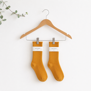 Calcetines Bohopanna Alice Honey Edition hechos de una suave mezcla de algodón para niños de cinco a seis años, artículos esenciales cómodos para el día a día - Product Image 2