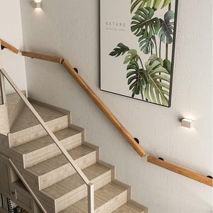 Pasamanos <span class=keywords><strong>para</strong></span> Escaleras Antideslizantes, Fabricación Exquisita, Barandilla Universal Montada en la Pared, Barandilla Moderna <span class=keywords><strong>para</strong></span> Seguridad - Product Image 1