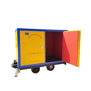 Ylc2 6 Mine Explosive Storage Cabinet Mobile Steel Powder Coated <b>With</b> <b>Wheels</b> For Underground Use - Product Image 5