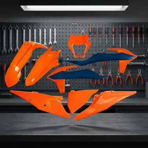Per KTM EXC 300 2020-Kit di plastica 2023 con OEM 22 e porta fari accessori moto - Product Image 3