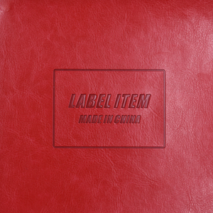 Hoogwaardige hete-stempel gepersonaliseerde logo geprägte PU lederen labels en patches voor jeans en tassen - Product Image 2