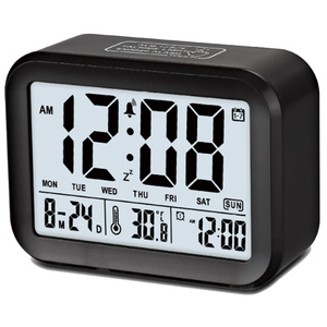 J & R LCD Kỹ Thuật Số Hiện Đại Đa Chức Năng Sử Dụng Tại Nhà Văn Phòng Tiết Kiệm Thời Gian Nói Chuyện Đồng Hồ Bảng Đồng Hồ Kỹ Thuật Số - Product Image 3