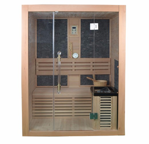 Sauna Tradicional Ecológica de Madera Sólida para 2-3 Personas, para Relajación y Desintoxicación - Product Image 1