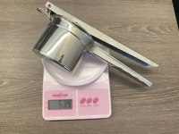 Keukenaccessoires Eco-vriendelijke 3-in-1 roestvrijstalen draadhaak aardappelpersen groente- en fruitmolen handmatig
