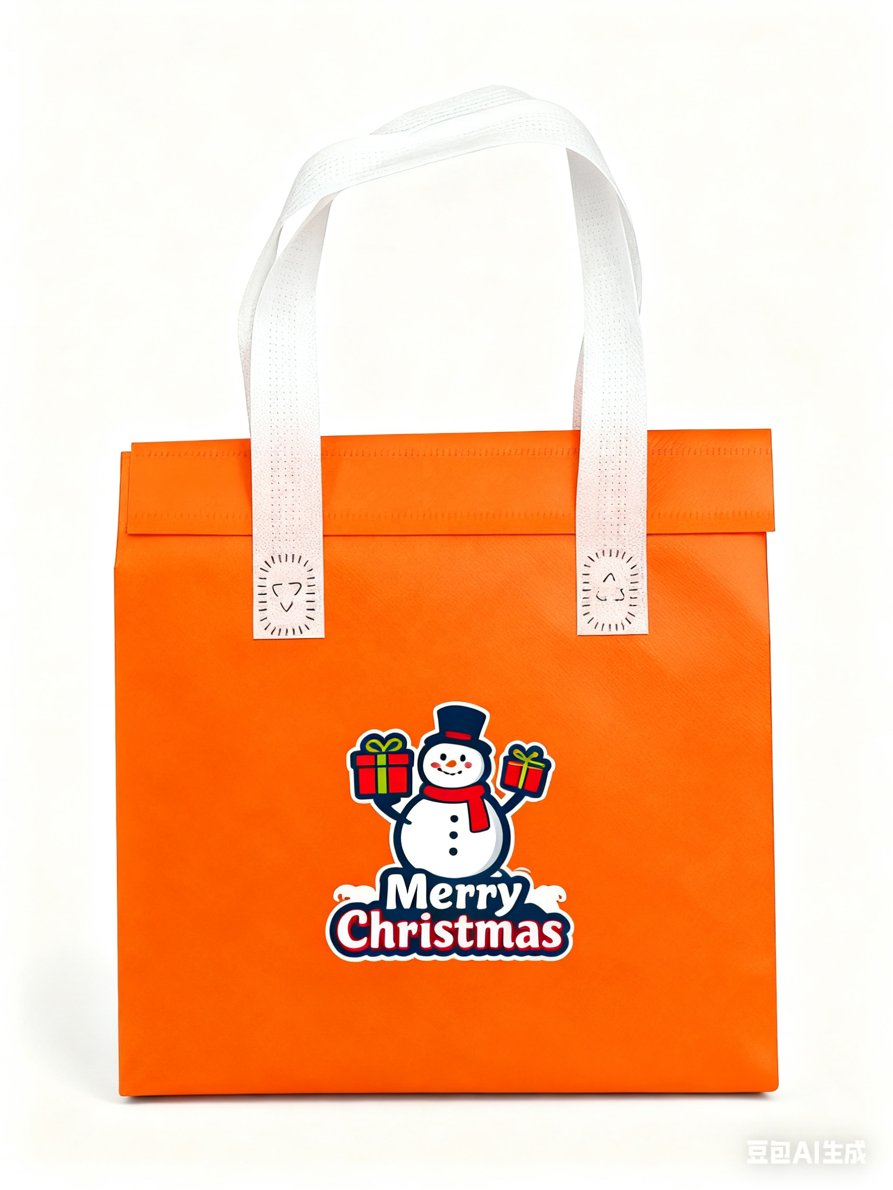 Bonhomme de neige orange