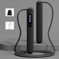 Corde à Sauter Électronique Premium pour Entraînements Cardio, Perte de Poids, Longueur Ajustable, Compteur de Vitesse, Fitness Débutants et Adultes