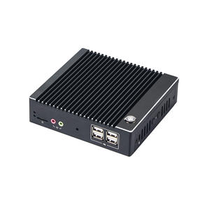 安価なファンレスミニPCRK3568、<span class=keywords><strong>2</strong></span> LAN、6 USB、VGA、完全密閉型アルミニウム製堅牢デスクトップコンピューター、DDR4 2GB、EMMC 16GB、WIFIオプション - Product Image 4