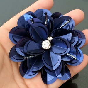 Miếng Vá Hoa Đính Kim Sa Ngọc Trai Làm Theo Yêu Cầu Bán Sỉ - Product Image 1