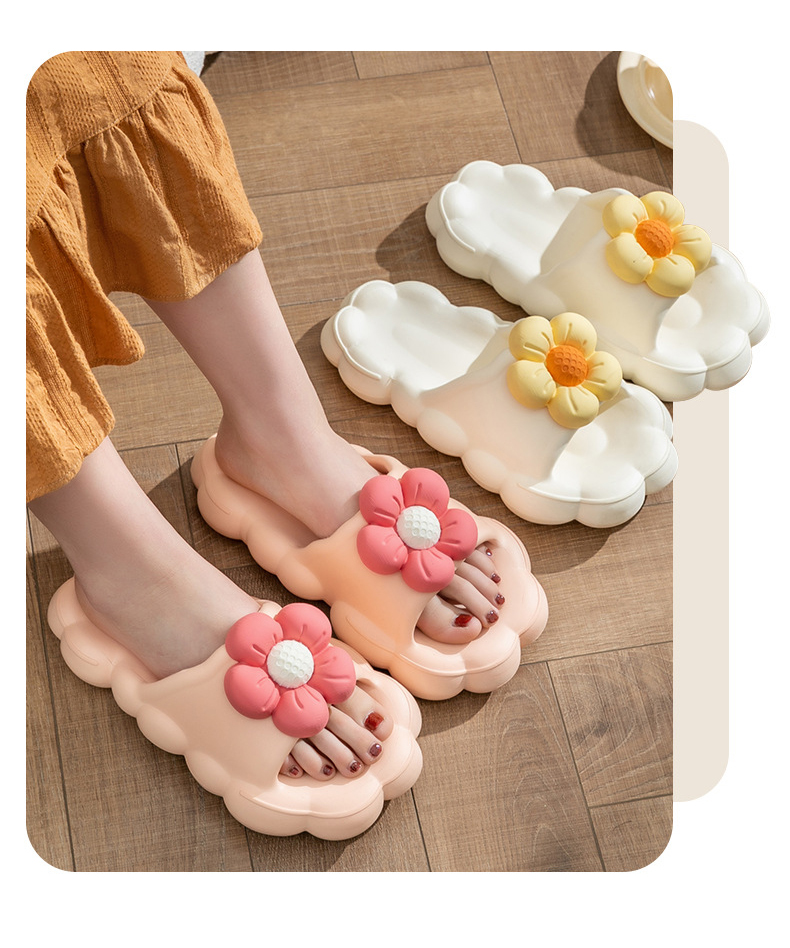 Girls Platform Shoes EVA Non-slip Slides Sandals Designer Bedroom Slippers For Women