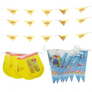 Banderines Personalizados Impresos para Fiestas, Banderas de Tela con Impresión Digital de 200 Países Diferentes, Guirnalda de Banderas - Product Image 1