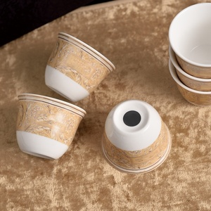 Hot Selling <b>Bone</b> <b>China</b> Condensed 6 Cup Family Afternoon <b>Tea</b> <b>Set</b> Turkiye Coffee <b>Set</b> - Product Image 6