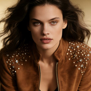 Offre Spéciale sur la Veste Bomber Premium Solide et Respirante Temu 2026 pour les Sorties Urbaines Modernes et les Événements Nocturnes Chics - Product Image 4