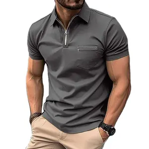 2023 estate nuovi uomini Casual Polo a maniche corte Business Fashion risvolto t-Shirt traspirante Polo abbigliamento uomo