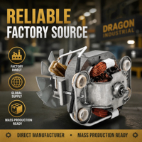 Moteur de mixeur 100 % cuivre pur avec ventilateur de refroidissement efficace, pièces de rechange universelles pour mixeur alimentaire, vente en gros d'usine OEM