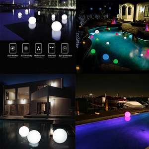 Étanche IP68 16 couleurs changeantes lumière LED ornements de jardin suspendus avec télécommande à intensité variable <span class=keywords><strong>boule</strong></span> LED - Product Image 4