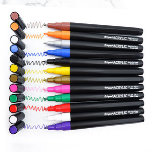 Stylos à encre acrylique <span class=keywords><strong>Posca</strong></span> à pointe extra fine, 12 couleurs, vente chaude, encre non toxique, nouveaux ensembles de marqueurs - Product Image 4