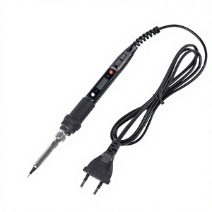 Soldador Eléctrico <span class=keywords><strong>de</strong></span> 80W con Pantalla LCD, 100V-240V CA, Temperatura Ajustable <span class=keywords><strong>de</strong></span> 300-480°C, Punta Cónica 90° Tipo Lápiz - Product Image 4