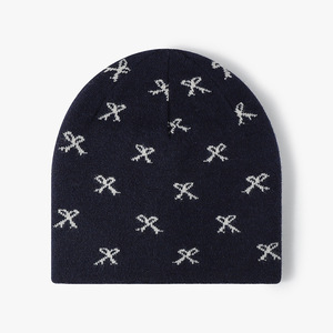 Gorro de Punto Urbano de Alta Calidad, Gorro de Jacquard Moderno y a la Moda para Exteriores, Gorros de Diseñador con Logotipo Personalizado y Bordado - Product Image 2