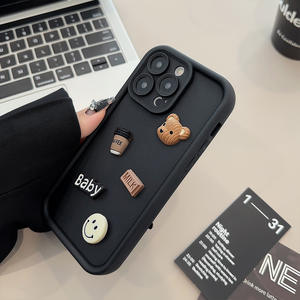 <span class=keywords><strong>Coque</strong></span> de téléphone en <span class=keywords><strong>silicone</strong></span> souple <span class=keywords><strong>coque</strong></span> de téléphone Kawaii bon marché pour <span class=keywords><strong>Iphone</strong></span> 15 14 13 12 Pro Max - Product Image 3