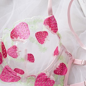 High Quality 2 Pieces Women Sexy Sleeping Lingerie Bridal Night See Through Embroidery Erotic Lingerie Sets for Women - Product Image 3