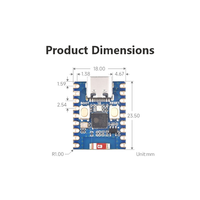 Papan Pengembangan Mini ESP32-C3 Berbasis ESP32-C3FH4 Single-Core RISC-V 160MHz 2.4GHz Wi-Fi & BLE 5 untuk Proyek IoT Rumah Pintar