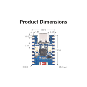บอร์ดพัฒนา ESP32-C3 Mini บนพื้นฐาน ESP32-C3FH4 ซิงเกิลคอร์ RISC-V 160MHz 2.4GHz Wi-Fi และ BLE 5 สำหรับโครงการบ้านอัจฉริยะ IoT - Product Image 5