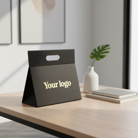 Boîtes cadeaux magnétiques en gros avec logo personnalisé, dorure à chaud, pelliculage mat, en papier noir recyclable, pour foulards et accessoires de mode