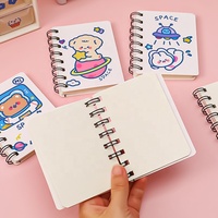 Instagram vente à chaud dessin animé mignon mini bloc-notes bobine cahier portable