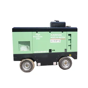 Hot Sale Kaishan Air Compressor Machine KSZJY-18/17 17bar Diesel Air Compressor Mining