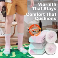 Chaussettes de ski et de randonnée en laine épaisse OEM pour l'hiver, haute qualité, anti-humidité, avec revers extensible, boucle en tissu éponge, coussinets intégraux, chaussettes thermiques de ski