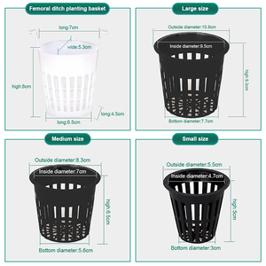 Filet de plantation de légumes sans sol Navire hydroponique avec <span class=keywords><strong>fixateur</strong></span> en plastique de contrôle des racines <span class=keywords><strong>pour</strong></span> la maison et le jardin Carton emballé - Product Image 5
