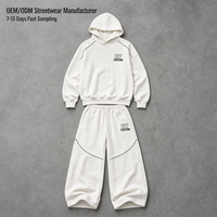 Benta Shangpin Usine OEM/ODM – Ensemble de survêtement sportif respirant 100 % coton pour homme, personnalisé, avec sweat à capuche et pantalon de jogging 2 pièces avec passepoil