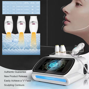 Appareil portable de lifting du visage à ultrasons et radiofréquences de dernière génération avec des caractéristiques sûres et non irritantes pour des soins du visage personnalisés - Product Image 1