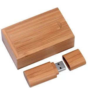 Jaster 32GB Memory Stick Pendrive Wooden Package Wooden Pen Drive Oval 16gb 8gb 2.0 USB Flash Drive Wholesale
