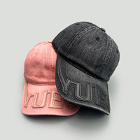 Personalización Masiva de Gorras Deportivas de Algodón Lavado Estilo Vintage, Mucho Más que una Gorra de Papá, Imitación de Agujeros Desgastados, Estilo Punk, Talla Ajustable
