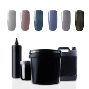 2024 nuevo superventas de alta calidad serie gris 18 colores esmalte de uñas de Gel logotipo aceptado personalizado UV esmalte de uñas de Gel 1kg pequeño MOQ