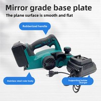 Vente en gros de rabot électrique multifonctionnel de qualité industrielle polisseuse portable alimentée par batterie au lithium pour le travail du bois de poche