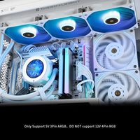 Thermalright CORE Vision 360 blanco ARGB AIO CPU enfriador líquido con bomba silenciosa para PC de juegos ventilador de enfriami
