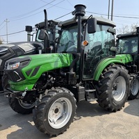 Tractor Agrícola de 4 Ruedas, Mini Tractor Compacto 4x4, Tractor Agrícola de 25hp, 40hp, 45hp, 50hp, 4wd
