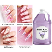 Poudre acrylique à marque privée OEM, séchage rapide, moyen ou lent, 1000 ml (gallon), monomère liquide acrylique MMA EMA violet pour ongles