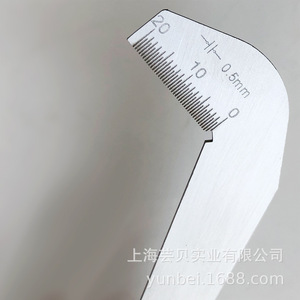 เกจวัดคมตัดด้านหน้าของดอกสว่านสแตนเลส แบบเทมเพลตวัดมุม 118 องศา ความแม่นยำสูง - Product Image 2