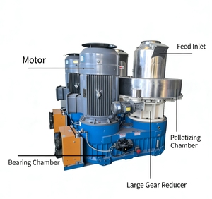 Linea di Produzione <span class=keywords><strong>Pellet</strong></span> di Trucioli di Legno 6mm 8mm 10mm / Pelletizzatore <span class=keywords><strong>per</strong></span> Trucioli di Legno / Linea di Produzione <span class=keywords><strong>Pellet</strong></span> di Biomassa - Product Image 2